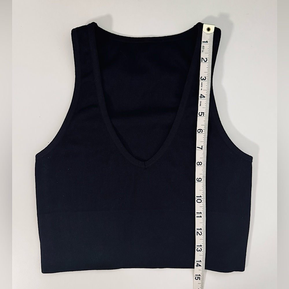 V-Neck Crop Tank